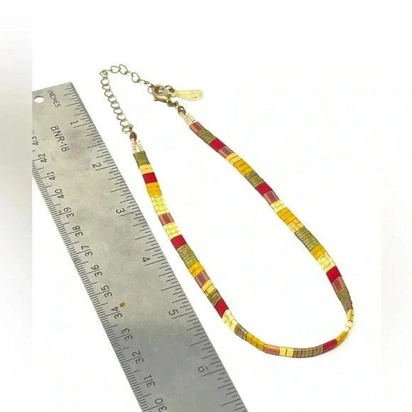 New Free People Bohemian Beaded Necklace - Picture 3 of 3